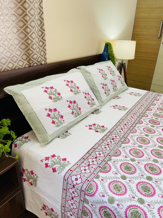 Anokhi 400TC 100% Cotton Bedsheet Set